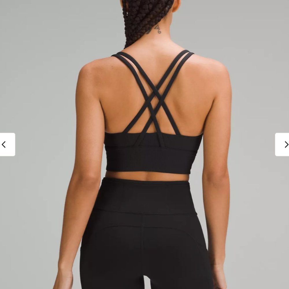 Lululemon Energy Longline Ribbed Bra